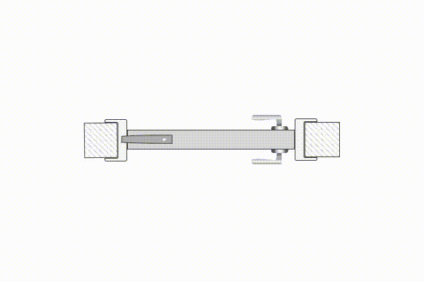 Картинка Swing — Поворотно роторный механизм для двери двустороннего открывания 1