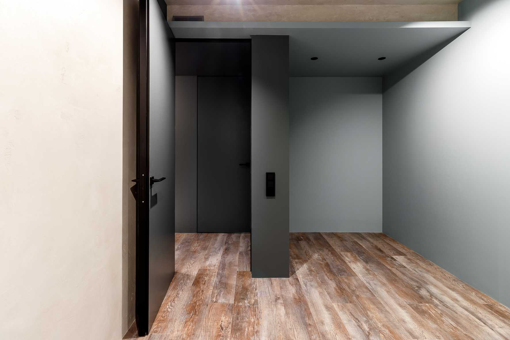 Черные двери МДФ с покрытием эмаль матовая